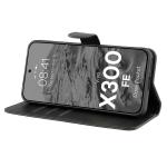 Husa flip cover Bizon Pocket compatibila cu Vivo X300 FE, Negru 6 - lerato.ro