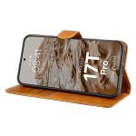 Husa flip cover Bizon Pocket compatibila cu Xiaomi 17T Pro, Maro 6 - lerato.ro