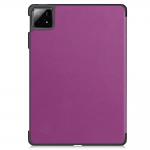 Husa Bizon Tab Croc compatibila cu Xiaomi Pad 6S Pro, 12.4 inch, Dark Purple 5 - lerato.ro