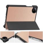 Husa Bizon Tab Croc compatibila cu Xiaomi Redmi Pad SE, 8.7 inch, Rose Gold 5 - lerato.ro