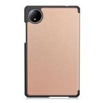 Husa Bizon Tab Croc compatibila cu Xiaomi Redmi Pad SE, 8.7 inch, Rose Gold 6 - lerato.ro