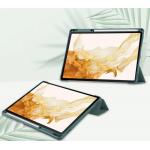 Husa Bizon Tab Clear Matt compatibila cu Samsung Galaxy Tab S8 Plus / S7 Plus / S7 FE, 12.4 inch, Dark Green 3 - lerato.ro