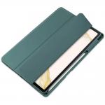 Husa Bizon Tab Clear Matt compatibila cu Samsung Galaxy Tab S8 Plus / S7 Plus / S7 FE, 12.4 inch, Dark Green 5 - lerato.ro