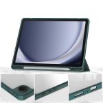 Husa Bizon Tab Clear Matt compatibila cu Samsung Galaxy Tab A9 Plus, 11 inch, Dark Green 4 - lerato.ro