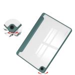 Husa Bizon Tab Clear Matt compatibila cu Samsung Galaxy Tab A9 Plus, 11 inch, Dark Green 8 - lerato.ro