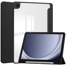 Huse tablete Samsung Galaxy Tab A9 Plus, Husa Bizon Tab Clear Matt compatibila cu Samsung Galaxy Tab A9 Plus, 11 inch, Negru, lerato.ro