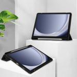 Husa Bizon Tab Clear Matt compatibila cu Samsung Galaxy Tab A9 Plus, 11 inch, Negru 3 - lerato.ro