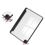 Husa Bizon Tab Clear Matt compatibila cu Samsung Galaxy Tab A9 Plus, 11 inch, Negru 8 - lerato.ro