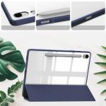 Husa Bizon Tab Clear Matt compatibila cu Samsung Galaxy Tab S9 / S9 FE, 10.9 / 11 inch, Navy Blue 4 - lerato.ro