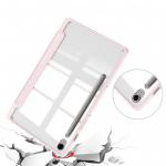 Husa Bizon Tab Clear Matt compatibila cu Samsung Galaxy Tab S9 / S9 FE, 10.9 / 11 inch, Roz 7 - lerato.ro