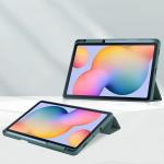 Husa Bizon Tab Clear Matt compatibila cu Samsung Galaxy Tab S6 Lite 2024/2022/2020, 10.4 inch, Dark Green 3 - lerato.ro