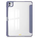 Husa Bizon Tab Clear Matt compatibila cu iPad Pro 11 inch 2024, Mov 5 - lerato.ro