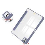 Husa Bizon Tab Clear Matt compatibila cu iPad Pro 11 inch 2024, Mov 8 - lerato.ro