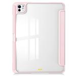 Husa Bizon Tab Clear Matt compatibila cu iPad Pro 11 inch 2024, Roz 5 - lerato.ro