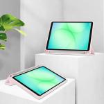 Husa Bizon Tab Clear Matt compatibila cu Samsung Galaxy Tab A11 / A9, 8.7 inch, Roz 3 - lerato.ro