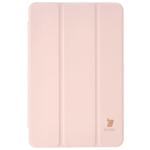 Husa Bizon Tab Clear Matt compatibila cu Samsung Galaxy Tab A11 / A9, 8.7 inch, Roz 5 - lerato.ro