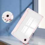 Husa Bizon Tab Clear Matt compatibila cu Samsung Galaxy Tab A11 / A9, 8.7 inch, Roz 7 - lerato.ro