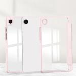 Husa Bizon Tab Clear Matt compatibila cu Samsung Galaxy Tab A11 / A9, 8.7 inch, Roz 8 - lerato.ro