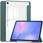 Husa Bizon Tab Clear Matt compatibila cu Samsung Galaxy Tab S10 FE Plus, 13.1 inch, Dark Green 2 - lerato.ro