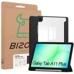 Husa Bizon Tab Clear Matt compatibila cu Samsung Galaxy Tab A11 Plus / A9 Plus, 11 inch, Negru 9 - lerato.ro