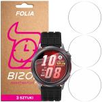 Set 3 folii de protectie Bizon HydroFlex compatibile cu Huawei Watch GT Runner 2, Transparent 2 - lerato.ro
