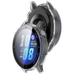 Carcasa cu protectie ecran BizonMobile Adamo compatibila cu Huawei Watch GT Runner 2, Transparent / Albastru 5 - lerato.ro