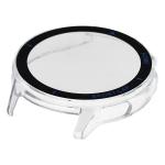Carcasa cu protectie ecran BizonMobile Adamo compatibila cu Huawei Watch GT Runner 2, Transparent / Albastru 7 - lerato.ro