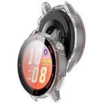 Carcasa cu protectie ecran BizonMobile Adamo compatibila cu Huawei Watch GT Runner 2, Transparent / Portocaliu 5 - lerato.ro