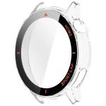 Carcasa cu protectie ecran BizonMobile Adamo compatibila cu Huawei Watch GT Runner 2, Transparent / Portocaliu 4 - lerato.ro