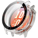 Carcasa cu protectie ecran BizonMobile Adamo compatibila cu Huawei Watch GT Runner 2, Transparent / Portocaliu 2 - lerato.ro