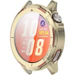 Carcasa cu protectie ecran BizonMobile Felipe compatibila cu Huawei Watch GT Runner 2 44 mm, Gold 8 - lerato.ro