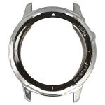 Carcasa cu protectie ecran BizonMobile Felipe compatibila cu Huawei Watch GT Runner 2 44 mm, Silver 7 - lerato.ro