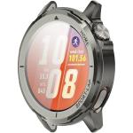 Carcasa cu protectie ecran BizonMobile Felipe compatibila cu Huawei Watch GT Runner 2 44 mm, Silver 8 - lerato.ro