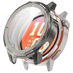 Carcasa cu protectie ecran BizonMobile Felipe compatibila cu Huawei Watch GT Runner 2 44 mm, Silver 2 - lerato.ro