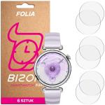 Set 6 folii de protectie Bizon HydroFlex compatibile cu Huawei Watch GT6 41 mm, Transparent 2 - lerato.ro