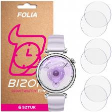 Set 6 folii de protectie Bizon HydroFlex compatibile cu Huawei Watch GT6 41 mm, Transparent