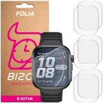 Set 6 folii de protectie Bizon HydroFlex compatibile cu Huawei Watch Fit 5 Pro, Transparent 2 - lerato.ro