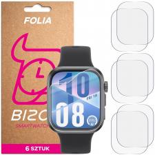 Set 6 folii de protectie Bizon HydroFlex compatibile cu Huawei Watch Fit 4, Transparent