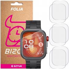 Set 6 folii de protectie Bizon HydroFlex compatibile cu Huawei Watch Fit 4 Pro, Transparent