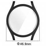 Carcasa cu protectie ecran BizonMobile Felipe compatibila cu Samsung Galaxy Watch 7 44 mm, Negru 3 - lerato.ro