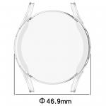 Carcasa cu protectie ecran BizonMobile Felipe compatibila cu Samsung Galaxy Watch 7 44 mm, Transparent 3 - lerato.ro