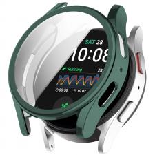 Gadgeturi, Carcasa cu protectie ecran BizonMobile Felipe compatibila cu Samsung Galaxy Watch 7 44 mm, Verde, lerato.ro