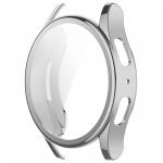 Carcasa cu protectie ecran BizonMobile Felipe compatibila cu Samsung Galaxy Watch 7 44 mm, Silver 8 - lerato.ro