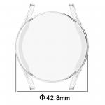 Carcasa cu protectie ecran BizonMobile Felipe compatibila cu Samsung Galaxy Watch 7 40 mm, Transparent 3 - lerato.ro