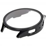 Carcasa cu protectie ecran din sticla securizata BizonMobile compatibila cu Samsung Galaxy Watch 7 40 mm, Negru 7 - lerato.ro