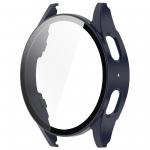Carcasa cu protectie ecran din sticla securizata BizonMobile compatibila cu Samsung Galaxy Watch 7 40 mm, Dark Blue 4 - lerato.ro