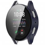 Carcasa cu protectie ecran din sticla securizata BizonMobile compatibila cu Samsung Galaxy Watch 7 40 mm, Dark Blue 6 - lerato.ro