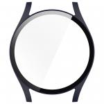 Carcasa cu protectie ecran din sticla securizata BizonMobile compatibila cu Samsung Galaxy Watch 7 40 mm, Dark Blue 9 - lerato.ro
