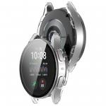 Carcasa cu protectie ecran din sticla securizata BizonMobile compatibila cu Samsung Galaxy Watch 7 40 mm, Transparent 5 - lerato.ro