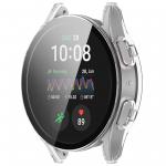 Carcasa cu protectie ecran din sticla securizata BizonMobile compatibila cu Samsung Galaxy Watch 7 40 mm, Transparent 6 - lerato.ro
